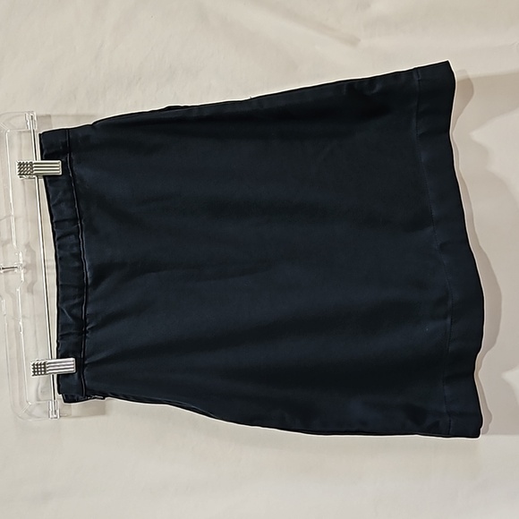 Lands End Kids Navy Aline skirt, 11/12 Adjustable Elastic waist, Pleated, Pocket - Picture 11 of 13